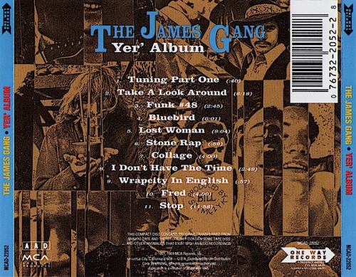 James Gang - Yer' Album (Reissue) (1969/1991)