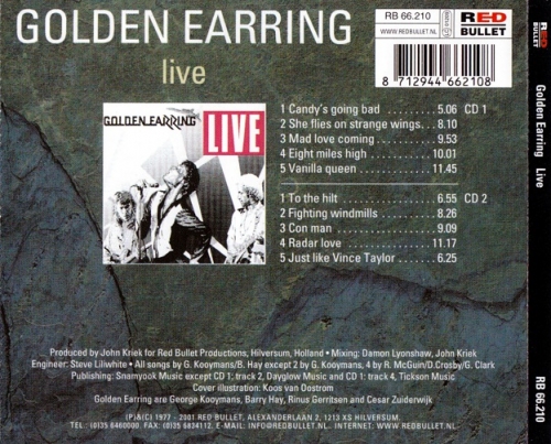 Golden Earring - Live (Reissue) (1977/2001)