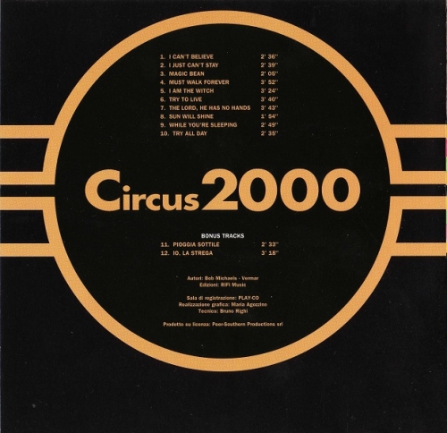 Circus 2000 – Circus 2000 (Reissue) (1970/1989) Lossless