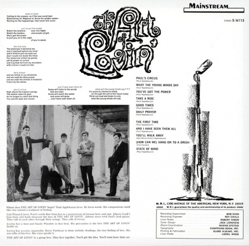 The Art Of Lovin' - The Art Of Lovin' (Reissue) (1968/2012)