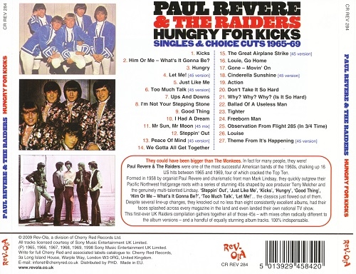 Paul Revere & The Raiders - Hungry For Kicks Singles and Choice Cuts 1965–69 (2009)