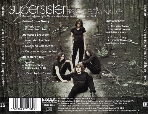 Supersister - Present From Nancy (Reissue, Remastered) (1970/2008)