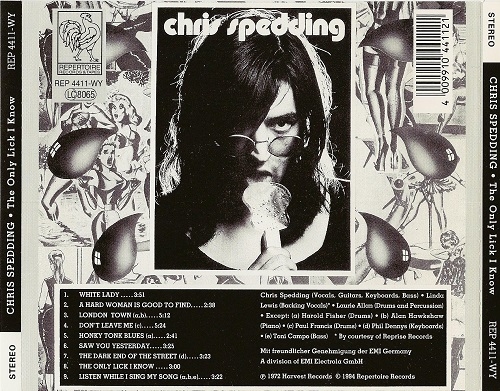 Chris Spedding - The Only Lick I Know (Reissue) (1972/1994)