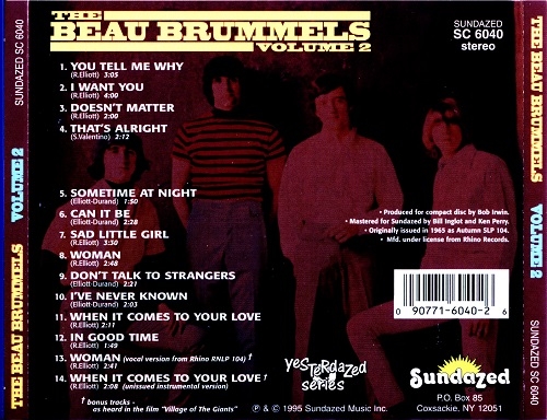 The Beau Brummels - Volume 2 (Reissue) (1965/1995)