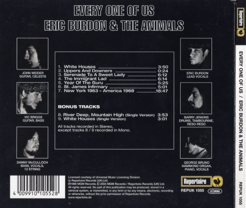 Eric Burdon & The Animals - Every One Of Us (Reissue, bonus tracks) (1968/2004)