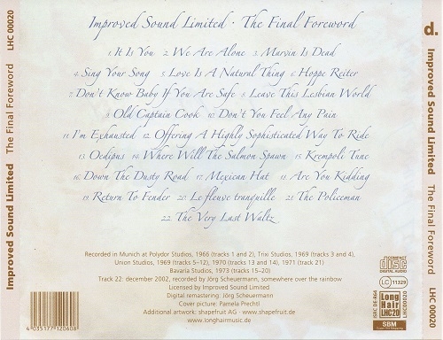 Improved Sound Limited - The Final Foreword (1966-2002/2003)