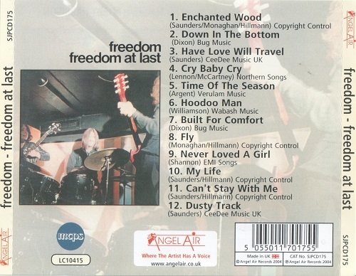 Freedom - Freedom At Last (Reissue) (1969/2014)