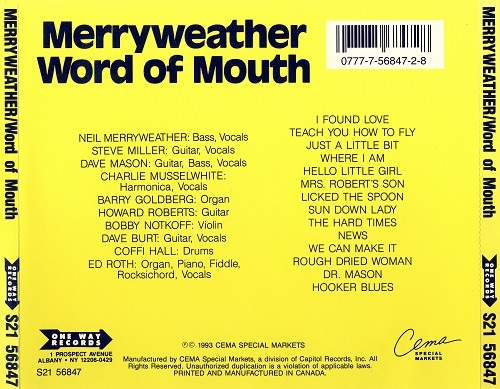 Merryweather - Merryweather / Word Of Mouth (Reissue) (1970/1993)