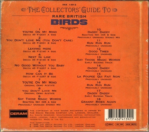 The Birds - The Collectors' Guide To Rare British Birds (1964-67/1999)