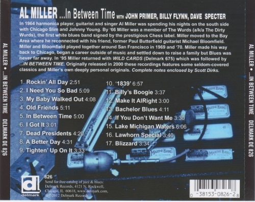 Al Miller Chicago Blues Band - ...In Between Time (2012)