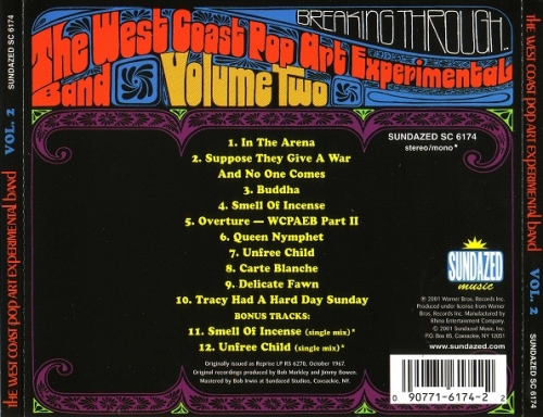 The West Coast Pop Art Experimental Band - Volume Two (Reissue) (1967/2001)