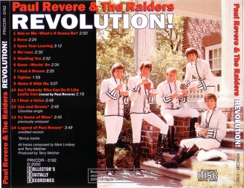 Paul Revere & The Raiders featuring Mark Lindsay - Revolution! (Reissue) (1967/2000)