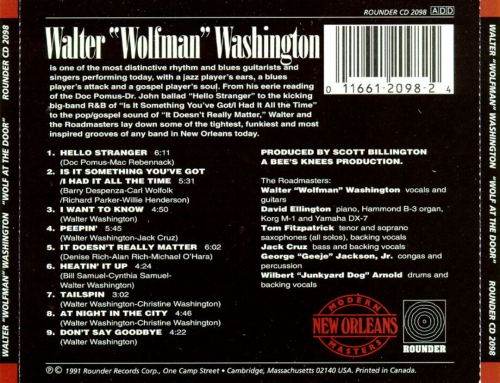 Walter “Wolfman” Washington - Wolf at the Door (1991)