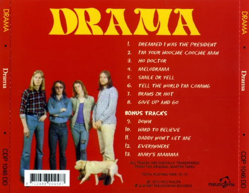 Drama - Drama (Limited Edition, Reissue, Remastered) (1971/1997)