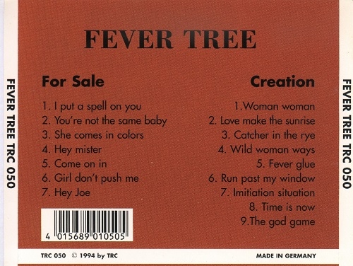 Fever Tree - For Sale / Creation (1970/1994)