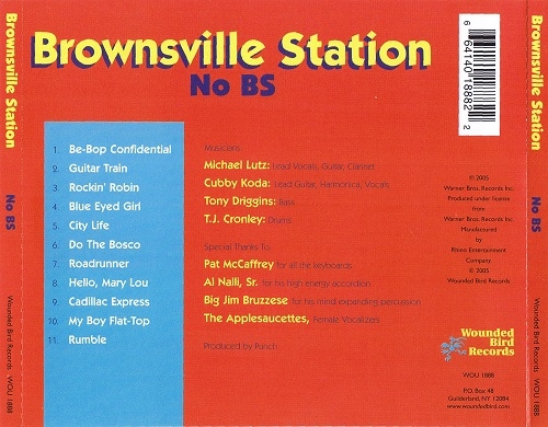 Brownsville Station - No BS (Reissue) (1970/2005)