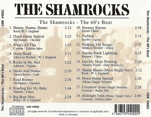 The Shamrocks - The 60's Beat (Reissue) (1966/2000)