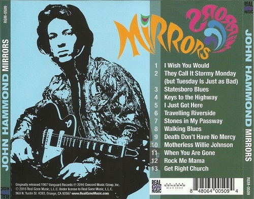 John Hammond - Mirrors (Reissue) (1967/2016)