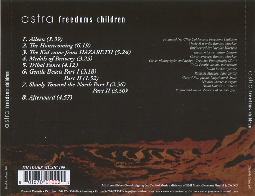 Freedom's Children - Astra (Reissue) (1970/2010)