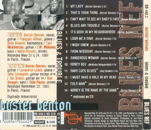 Buster Benton - Blues & Trouble (Reissue) (2002)