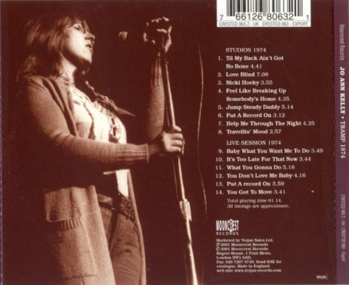 Jo-Ann Kelly - Tramp 1974: Rare & Unreleased Records Volume 3 (2001)