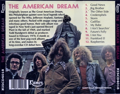 The American Dream - The American Dream (Reissue) (1970/2011)