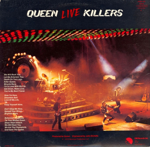 Queen - Live Killers (1979) Vinyl