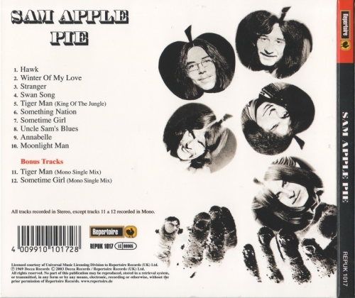 Sam Apple Pie - Sam Apple Pie (Reissue, Remastered, Bonus Tracks) (1969/2003)