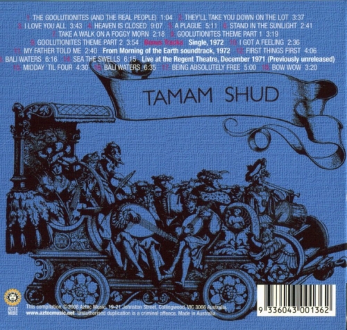 Tamam Shud - Goolutionites And The Real People [1970] [Expanded Edition, 2008] Lossless