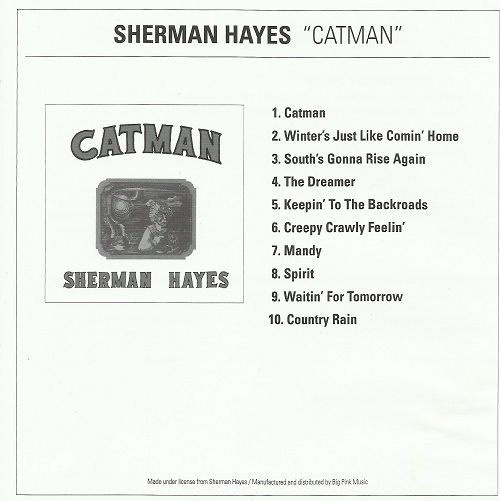 Sherman Hayes - Catman (Korean Remastered) (1973/2011)