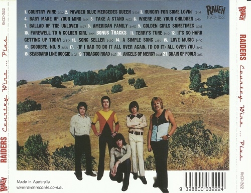 Raiders - Country Wine...Plus (Remastered, Expanded Edition) (1972/2011)