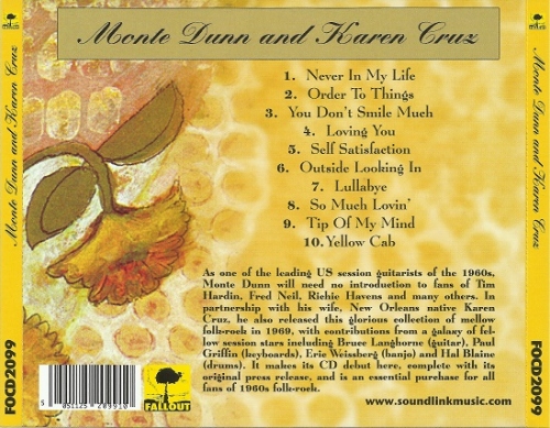 Monte Dunn And Karen Cruz - Monte Dunn and Karen Cruz (Reissue) (1969/2008) Lossless