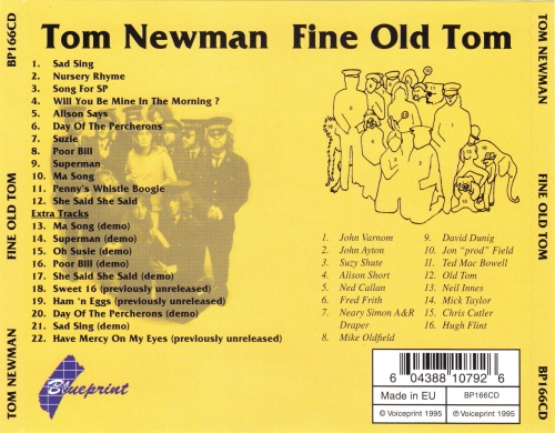 Tom Newman - Fine Old Tom (Reissue) (1975/1995)