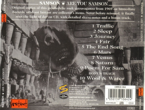 Samson - Are You Samson (Reissue) (1969/2001)