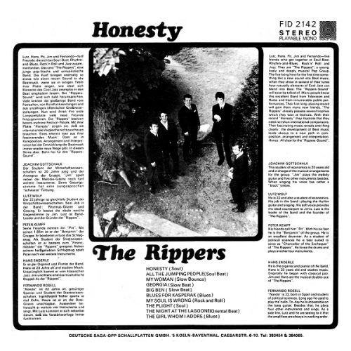 The Rippers - Honesty (1968)