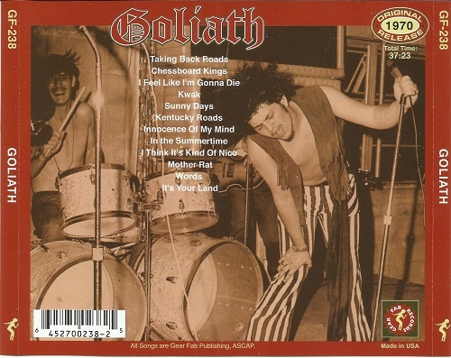 Goliath - The Complete Recordings (1970/2009)