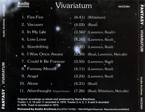 Fantasy - Vivariatum (1970-76/1994)