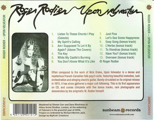 Roger Rodier - Upon Velveatur (Reissue) (1972/2006)