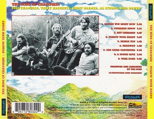 Sons Of Champlin - Follow Your Heart (Reissue) (1971/2002)