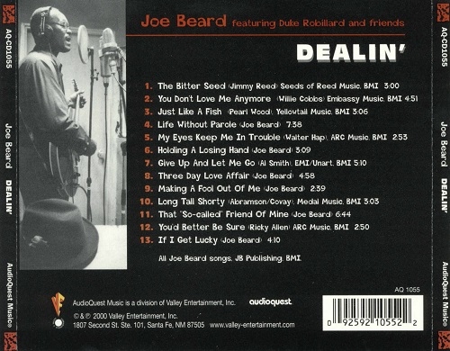 Joe Beard Featuring Duke Robillard And Friends - Dealin' (2000) CDRip