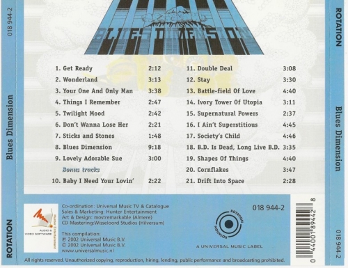 Blues Dimension - Blues Dimension (1969) [Bonus tracks edition, 2002] Lossless