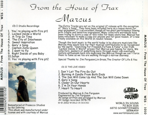 Marcus - From The House Of Trax (Reissue) (1979/2002)