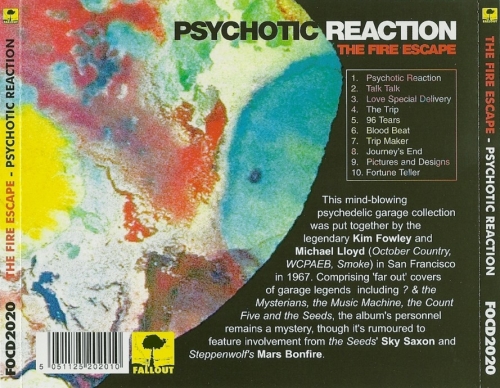 The Fire Escape - Psychotic Reaction (1967) (Reissue, 2007) Lossless