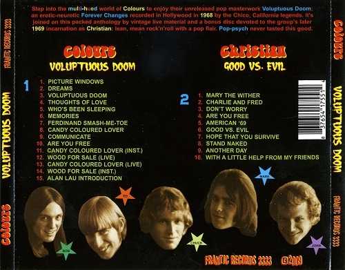 Colours / Christian – Voluptuous Doom / Good vs. Evil (Reissue) (1968-70/2009)