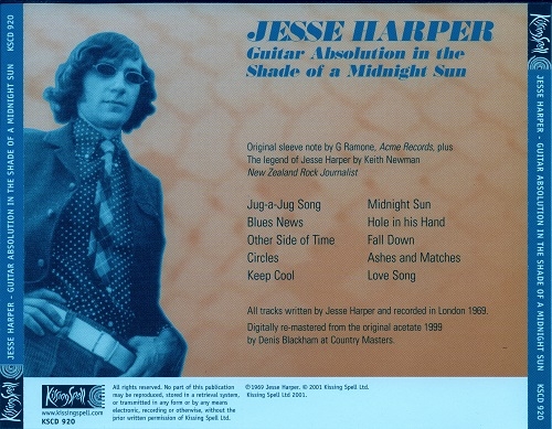 Jesse Harper - Guitar Absolution In The Shade Of A Midnight Sun (Reissue) (1969/2001)