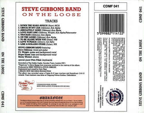 Steve Gibbons Band - On The Loose (1986/1992)