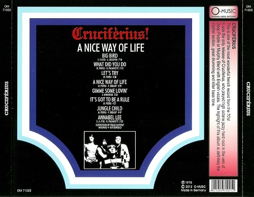 Cruciférius – A Nice Way Of Life (Reissue) (1969-70/2012)