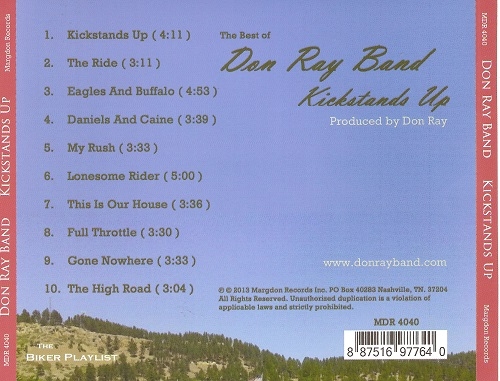 Don Ray Band - The Best of Don Ray Band - Kickstands Up (2013)