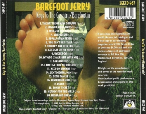 Barefoot Jerry - Keys To The Country / Barefootin' (Reissue, Remastered ) (1976-77/1997)