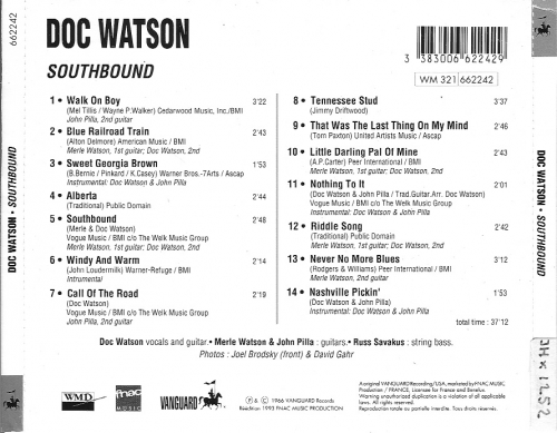 Doc Watson - Southbound (Reissue) (1966/1993)